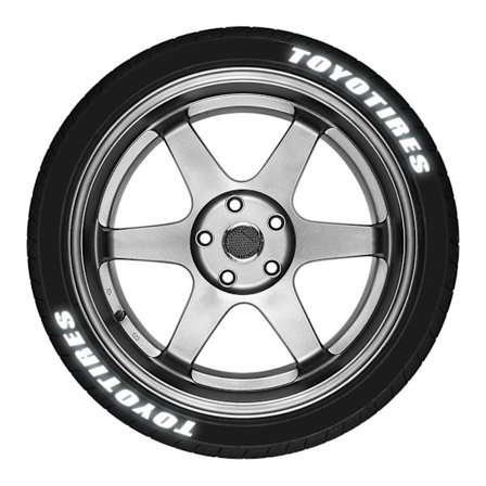 Renkaiden kirjaimet - Heijastavat 3D-tarrat DIY