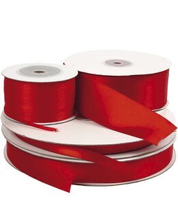 Satiininauha Punainen -20 mm
