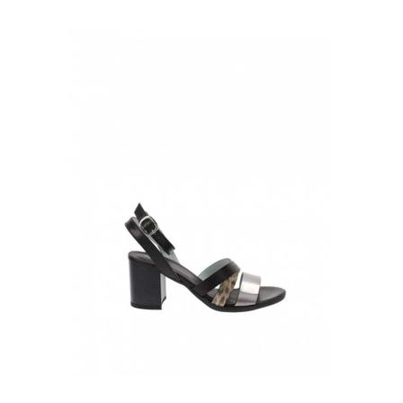 Nerogiardini, Women& sandals in leather Czarny, Kobieta, Rozmiar: 36 EU