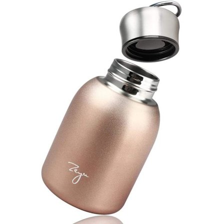 Mini 304 rustfritt stål termos oppgradert versjon 300ml liten vakuumisolasjonsvannflaske lekkasjesikker juice melk te vakuum kaldt og varmt vann kaffe