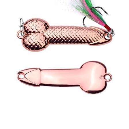VIB Sequin Lure Spinner Spoon Krok ROSE GULD 15G rose gold 15g