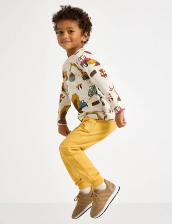 Lindex Trousers Essential Knee - Yellow - 140