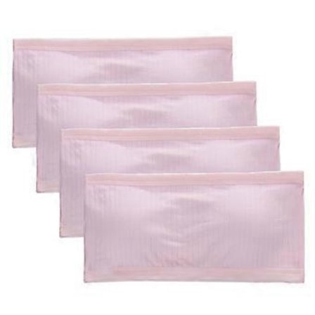 4 stk Jente BH uten stropper Full Cup Bomulls-BH med Avtakbar Padding for Jenter i Ungdomsalderen One Size (rosa)
