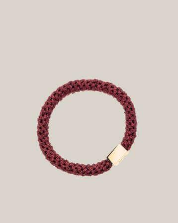 Dark Department Fat Hair Tie W/Gold Czerwony Akcesoria Dziewczyna - Kids Brand Store