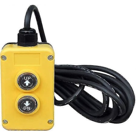 3-leder fjernbetjeningskontakt til tiptrailere 12 V til enkeltvirkende hydrauliske pumper, kraftenheder, løfte-tiptruck, bugseringskøretøj - subaoe 5y