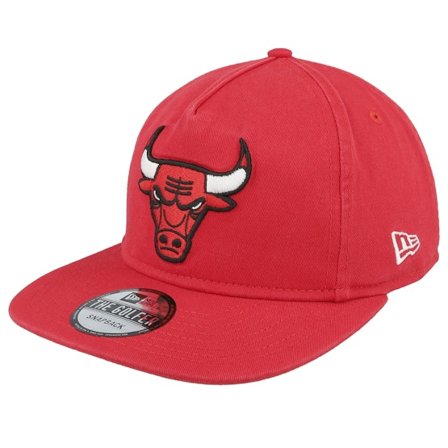 New Era - NBA Röd snapback Keps - Chicago Bulls Washed Pc Golfer Red Snapback @ Hatstore