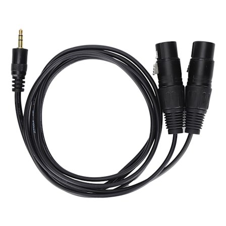 JORINDO Dubbel Hona XLR till 3.5mm Y Splitter Kabel XLR Hona till 1/8 Tum Jack Sladd
