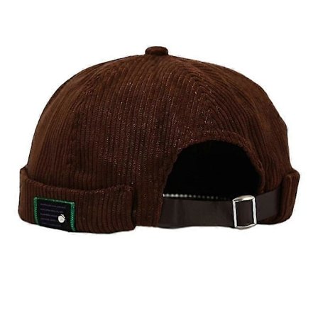 Beanie Lue Unisex Brettløs Fløyel Kort Melon Mansjett Hip Hop Docker Skull Cap