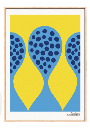 Design House Stockholm Birds 1967 Poster Posters & tavlor Unisex Flerfärgad 50X70