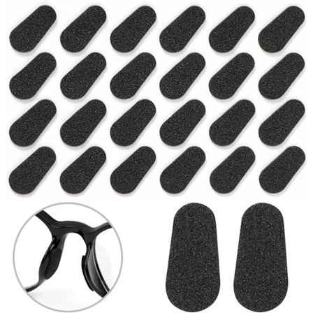 [96 par] Klæbende næsepuder Skridsikre næsepuder til briller Solbriller