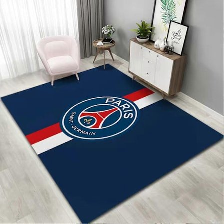 Retro firkantet teppe mykt sklisikkert svært absorberende teppe egnet for studiesal - WELLNGS