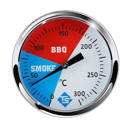 300 Celsius 2 Tommer Rustfrit Stål Grill BBQ Ryger Grill Termometer Temperaturmåler