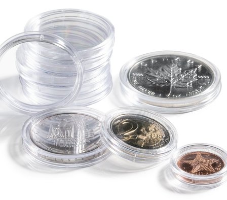 GRIPS runde møntkapsler til mønt Ø 38 mm - 40 stk.