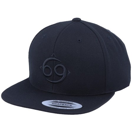 Astrology - Noir snapback Casquette - Cancer 3D Black Snapback @ Hatstore
