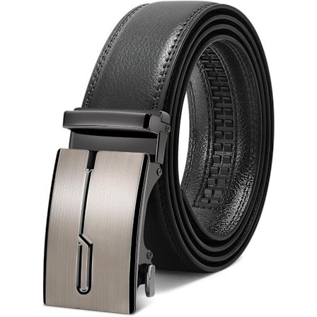 Miesten vyö, säädettävä nahkainen räikkävyö 3,5 cm, lyhennettävissä miesten automaattisolkinen vyö