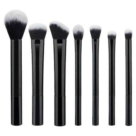 TECHNIQUE PRO CHIC MAKEUP BRUSH SET, 7 ST - SVART