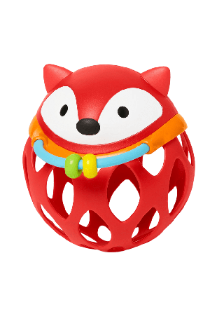 Skip Hop Explore & More Rullskallra Räv Babyleksaker Unisex Röd ONESIZE