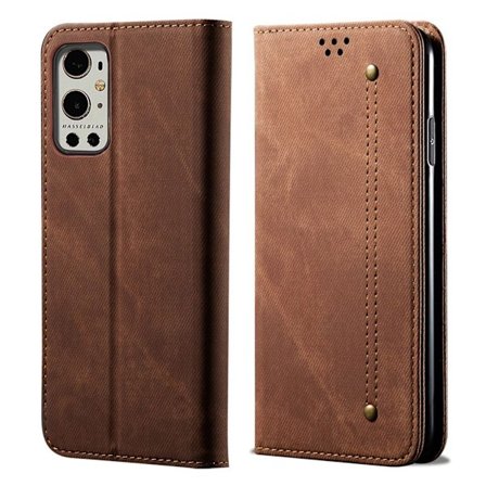 Jeans OnePlus 9 Pro fodral - Brun