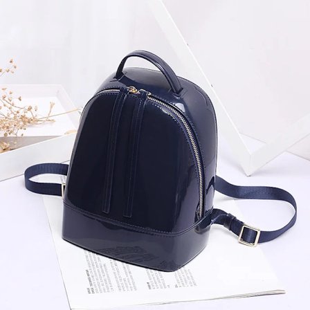 2023 Kesän uudet silikoniset söpöt karkkireput yksiväriset vetoketjulliset matkarantalaukut reppu Mochila olkalaukku S122~05554