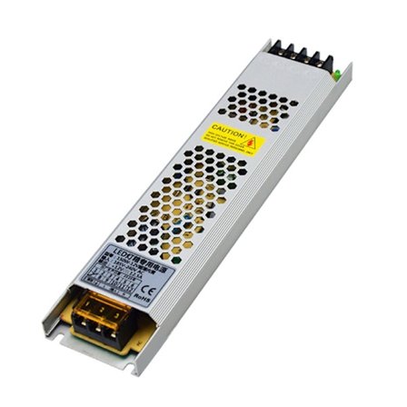 12V/24V 100W/60W Ultratunn LED-strömförsörjning 180-260V Ljuslåda Inbyggd transformator för LED-strip