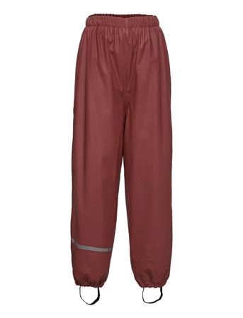 Rainpants -Solid, W.fleece Red CeLaVi