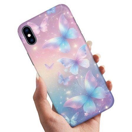 Cover / Mobilcover til iPhone X / XS - Butterflies