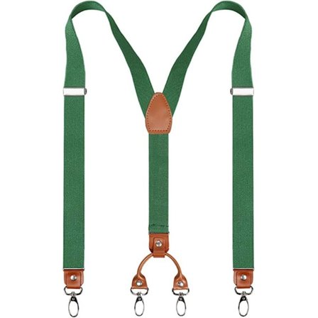 Hängslen Y-rygg Justerbara Skjortband med Clips