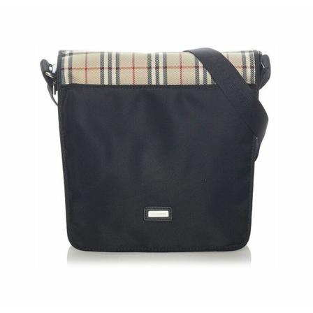 Burberry Vintage, Cross Body Bags Zwart, Dames, Maat:ONE Size