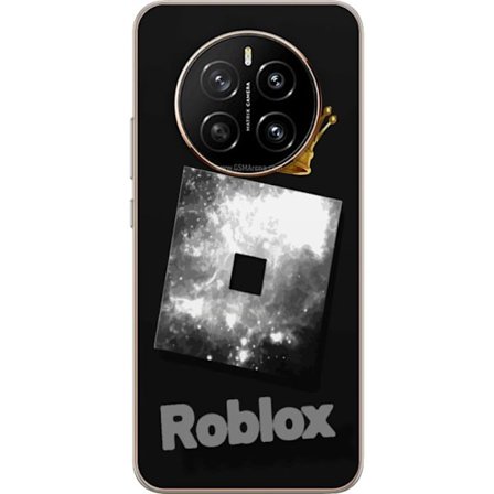 Yhteensopiva Puhelinkuori Honor Honor Magic7 Minimaalinen musta ja hopeanvärinen Roblox-symboli, jossa on kultainen kruunu ja ylellinen pelaajien est