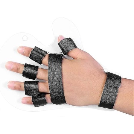 Sormilasta, sormiortoosi käden sormiharjoituslaite sormilasta (valkoinen)