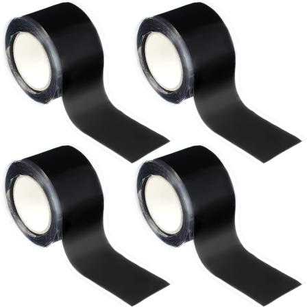 4 ruller greptape for håndtak selvfusjonerende silikontape styretape