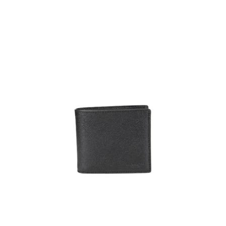 Coach Pre-owned, Pre-owned Leather wallets Zwart, Dames, Maat:ONE Size