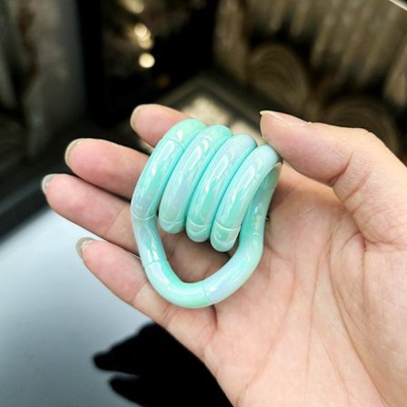 Stressreduserende leke, allsidig vridbart tau, temperaturfølsom tangle, fokus trening verktøy