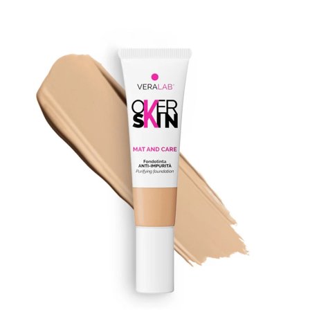 Overskin MAT AND CARE 6,5 AMBER 30ml - Fondotinta liquido