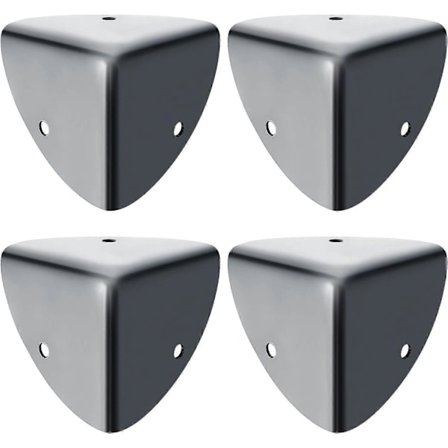 Bordhjørnebeskytter Rustsikker Metallhjørnebeskytter Barne- og Babysikkerhet Støtsikker Beskytter og Dekorasjon for Skarpe Bord og Møbler [DB]