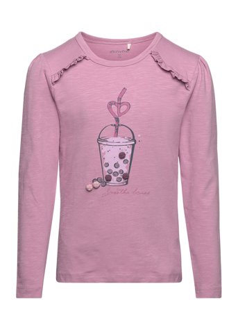 T-Shirt Ls Pink Minymo