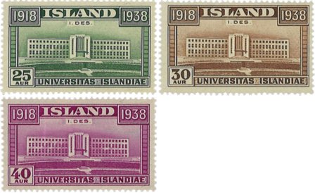 Island 1938 - AFA 202-204 - Postfrisk