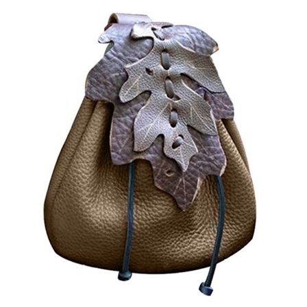 Nordic embossed belte bag, retro middelaldersk PU skinn sidepakke belte veske Hofteveske
