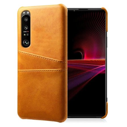 Sony Xperia 1 III skal med korthållare - Orange
