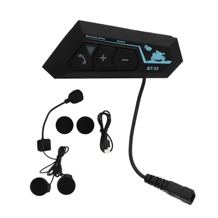 Motorcykelhjelm Bluetooth Headset Støjreduktion Stereo Lyd Håndfri Kommunikation Motorcykel Udendørs Headset