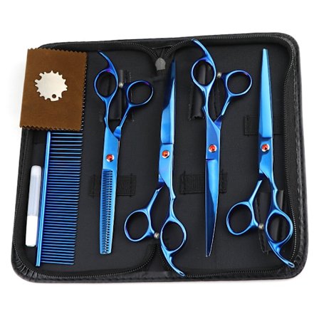 Hundvårdssax BLÅ 7 TUM Blue 7 inch