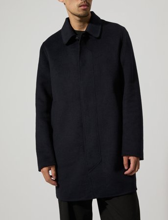 Brixtol Textiles T-Coat Wool - Navy - XL