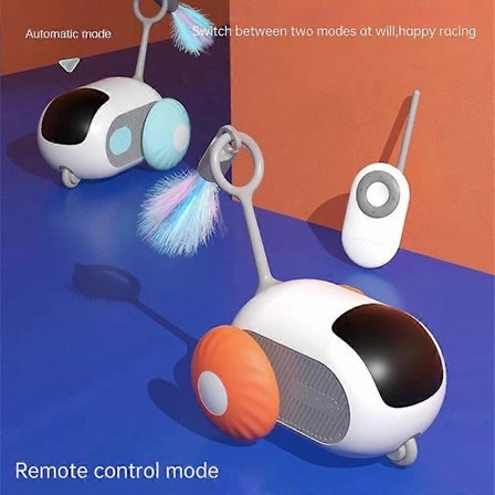 Turbo Tail 2.0 Kissalelu - 2024 Paras Turbo Tail Hiiri Kissalelu Kaukosäädin Lelu oranssi