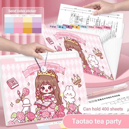 A4-tiedostokansio Testipaperin säilytyskansio 01-13 POCKETS 01-13