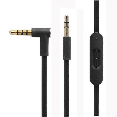 Passer til Beats Solo/Solo HD/Solo2/Solo3/Mixr/studio2/studio3/pro hovedtelefonkabel 3,5 mm til 3,5 mm hovedtelefonudskiftningskabel