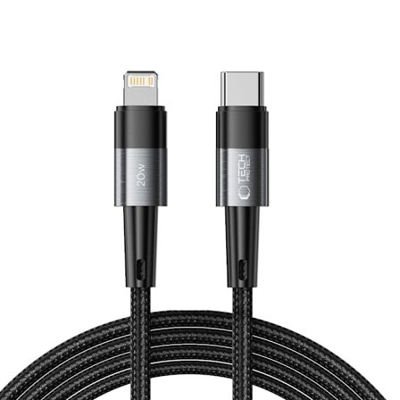 Tech-Protect 2 m 20W/3A PD Lightning - USB-C Kabel UltraBoost Grå