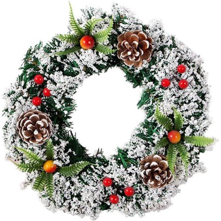 Handgjord julkrans, konstgjord dörr julkrans, Arti