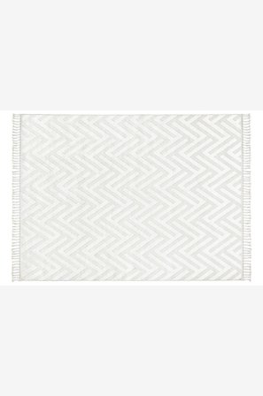 Hanah Home - Matto-Malta - Valkoinen - Sileät matot - 200X290 - - Homeroom