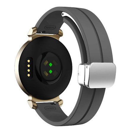 For Garmin Lily 2 Silikonbånd Rem med Magnetisk Foldespenne