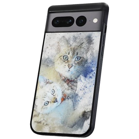Google Pixel 7 Pro - Deksel/Mobildeksel Katter
